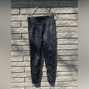 Gymshark Black and Grey Adapted State Leggings